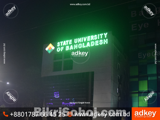 LED Sign Acrylic Top Letter LED Light Box in BD